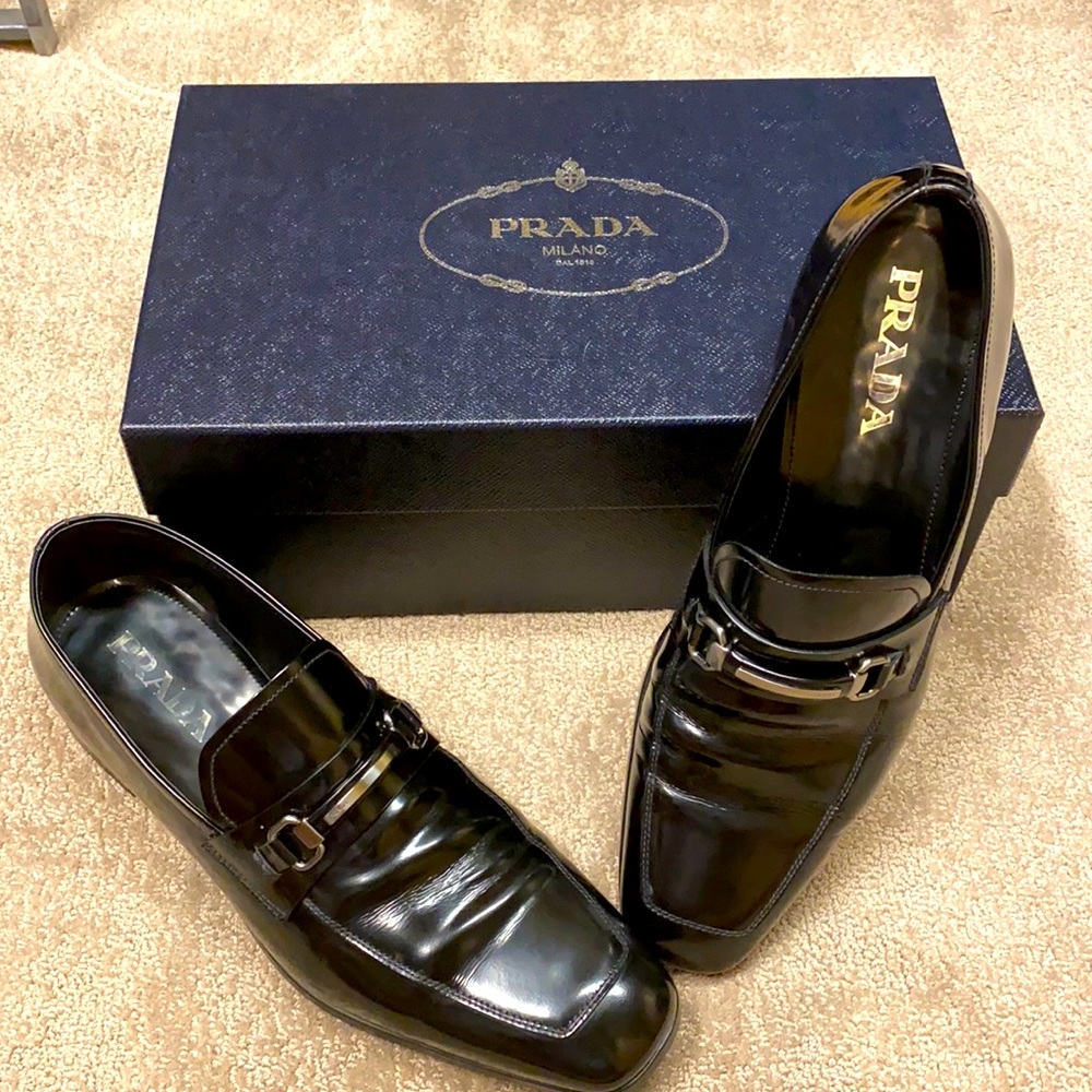 Men’s Prada slip on loafers